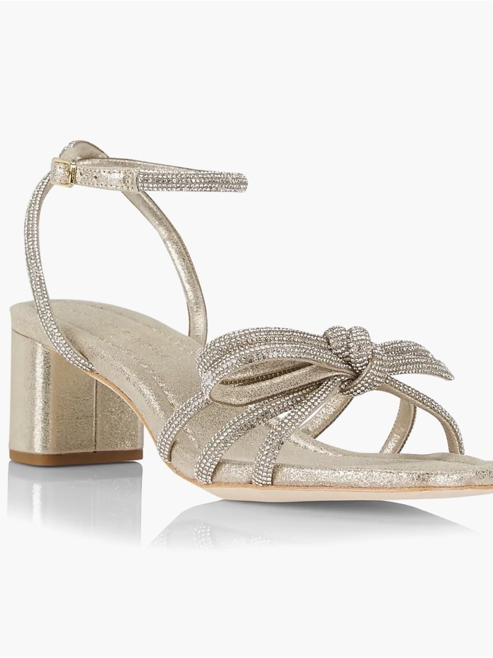 NIB! Loeffler Randall Mikel Cappuccino Sandals - Picture 4 of 8